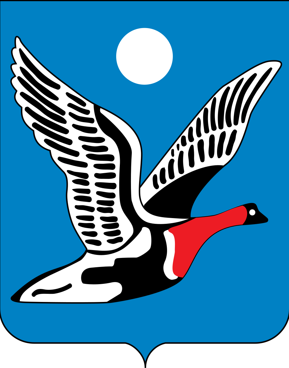 Краснозобая казарка на гербе